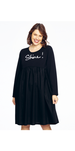 Yoek | Sweater-jurk SHINE