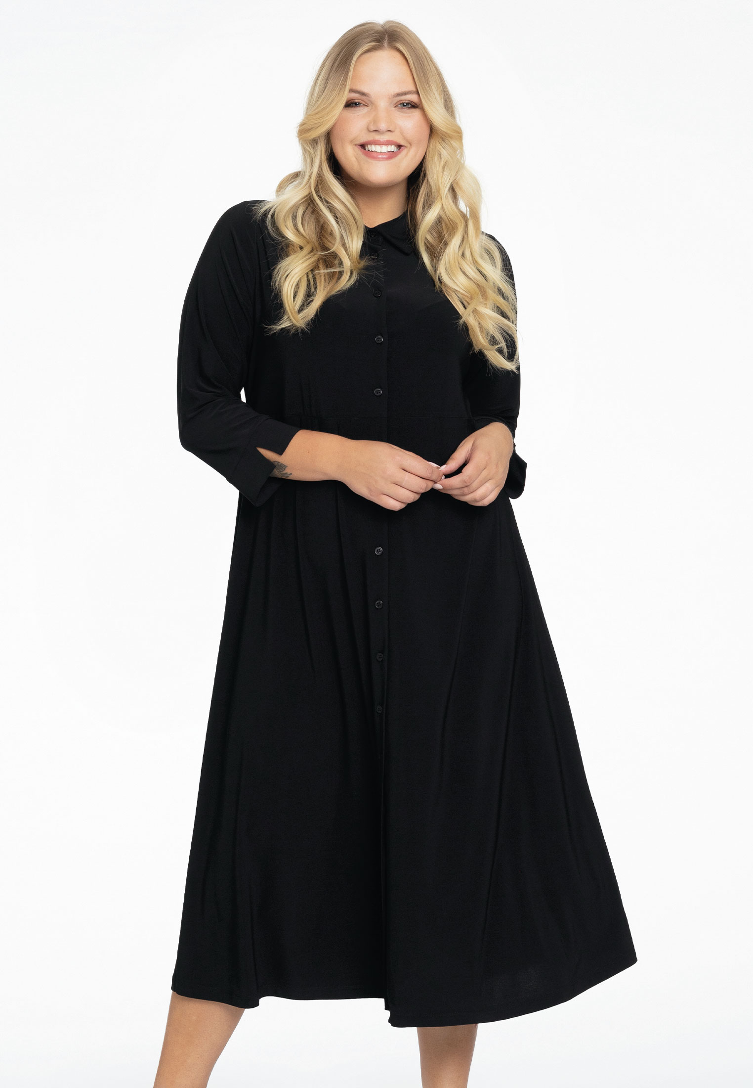 Dress-blouse long DOLCE - black 