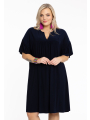 Dress pleats DOLCE - black blue