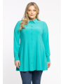 Blouse A-line Dolce - black blue indigo light green red pink turquoise