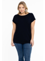 Shirt sleeveless wide - white black blue