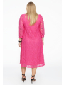 Dress A-line LACE - pink
