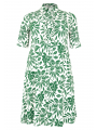 Blouse-dress ruffled MYKONOS - green 